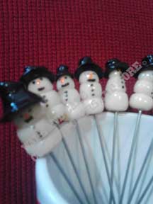 Christmas Snowmen, Poker King Pokers, CustomPokersAndMore