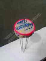 Birthday Cake 6Pc. Set, Food Decorations/Appetizer Spike, One of a Kind!, CustomPokersAndMore