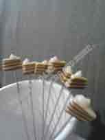 Lemon Chocolate Pie, Cake Testers, Food decor., Appetizer Spikes, CustomPokersAndMore